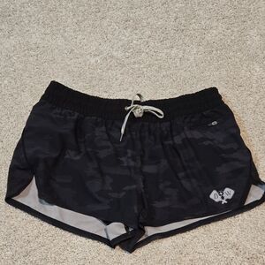 Vuori Dark Camo Shorts- Has Company Logo
